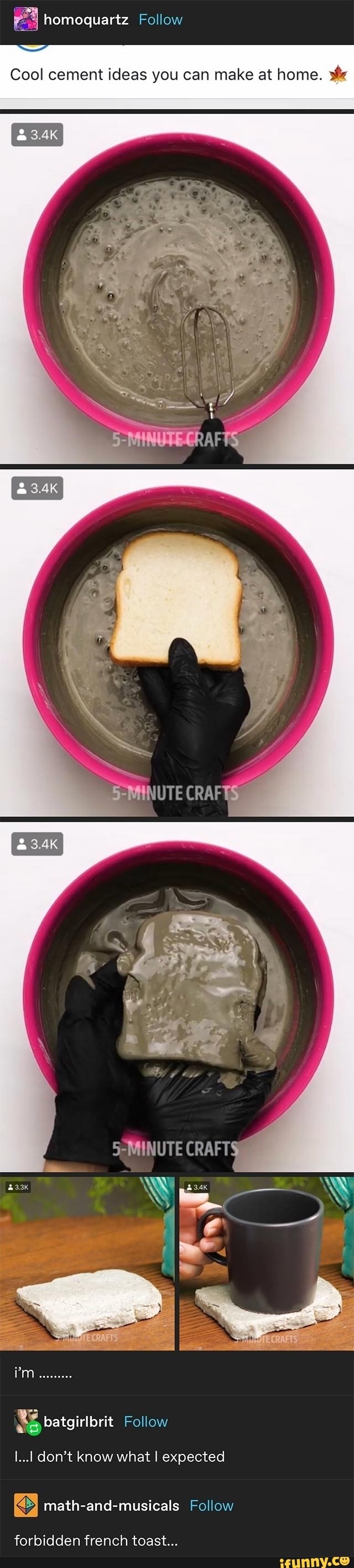 Cool cement ideas you can make at home. sf