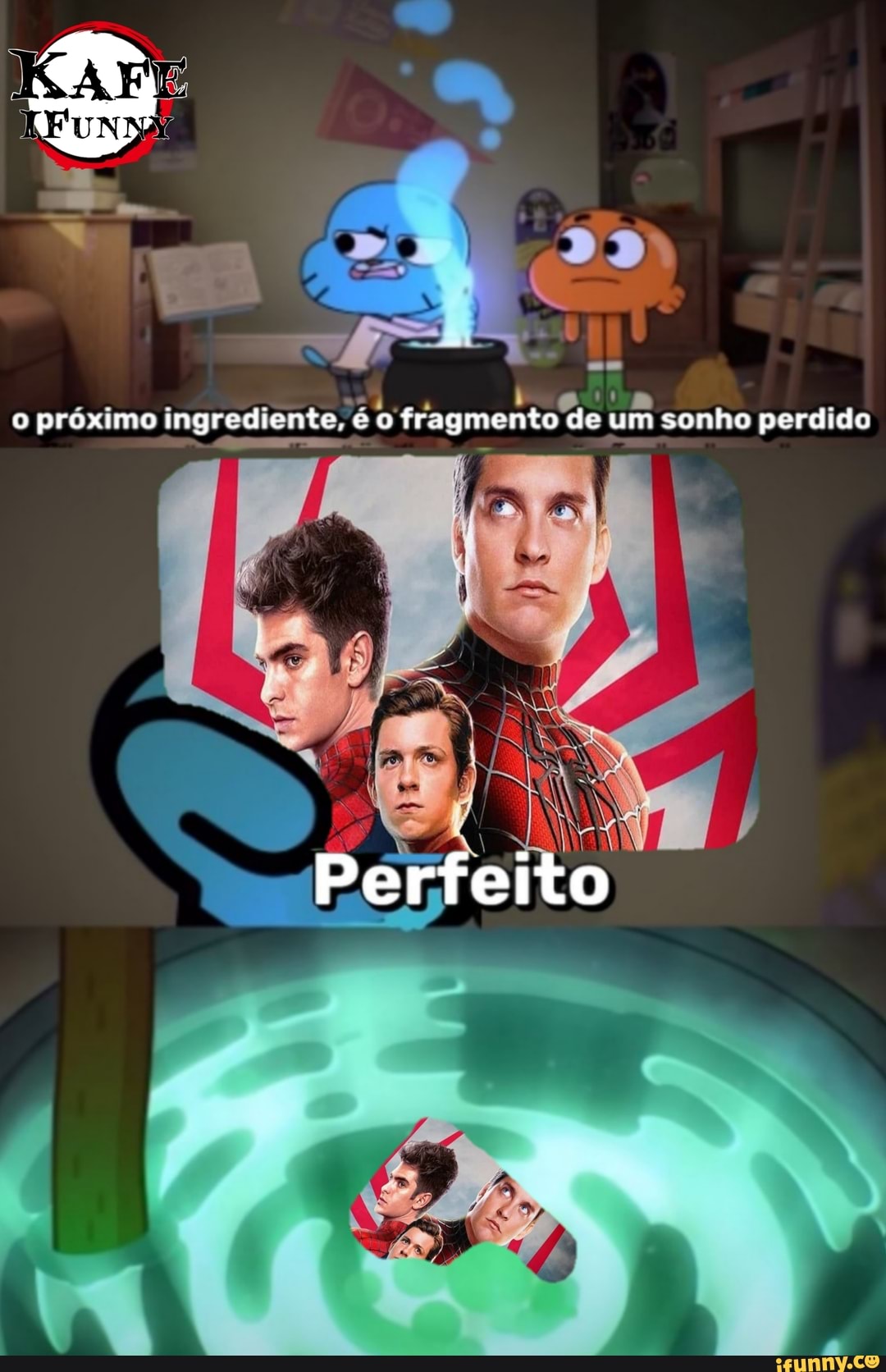 o próximo ingrediente, e o fragmento de um sonho perdido
Perfeito
