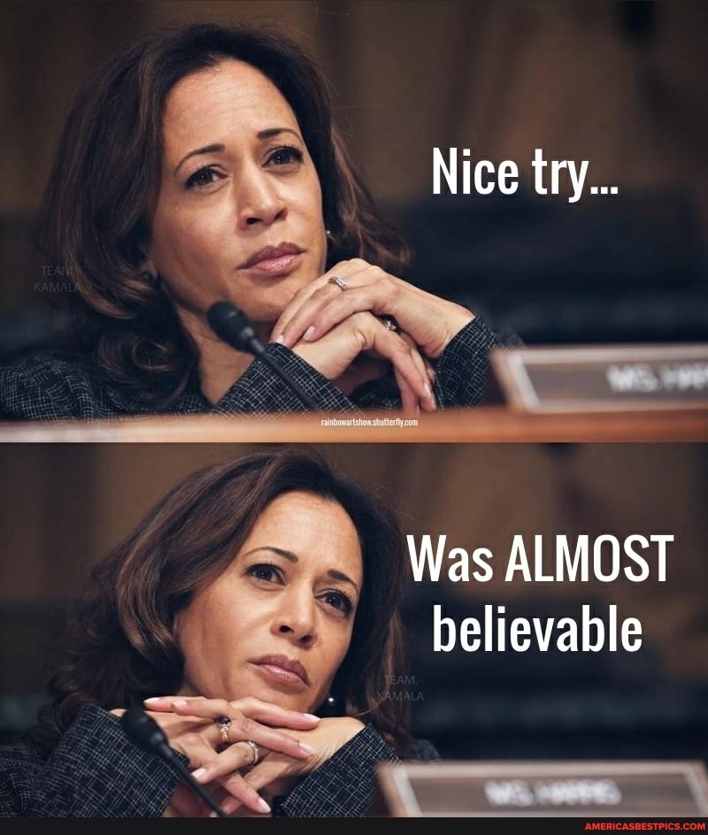Nice try...
Was ALMOST believable