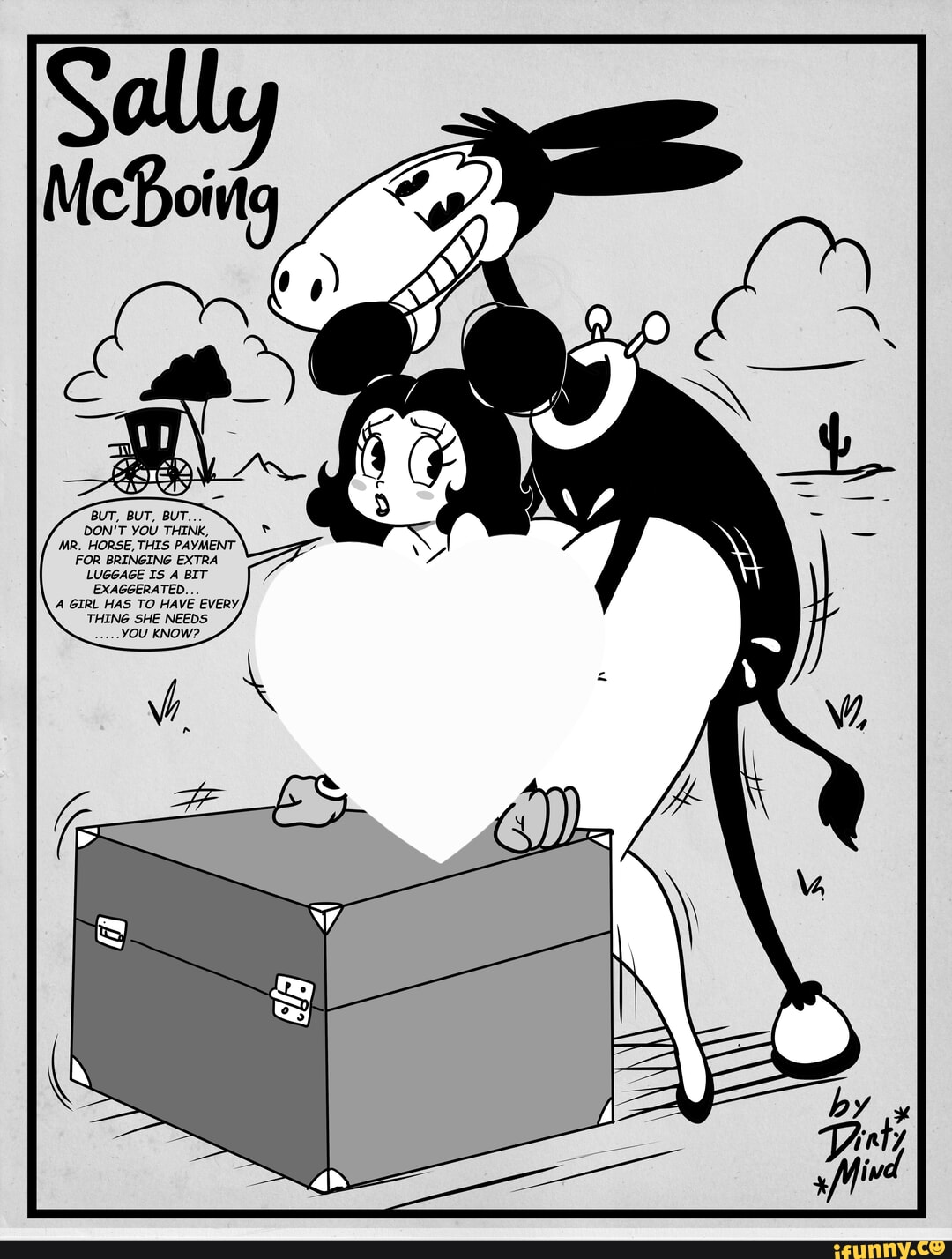 sally, mc, boing, dirtymind, horse.