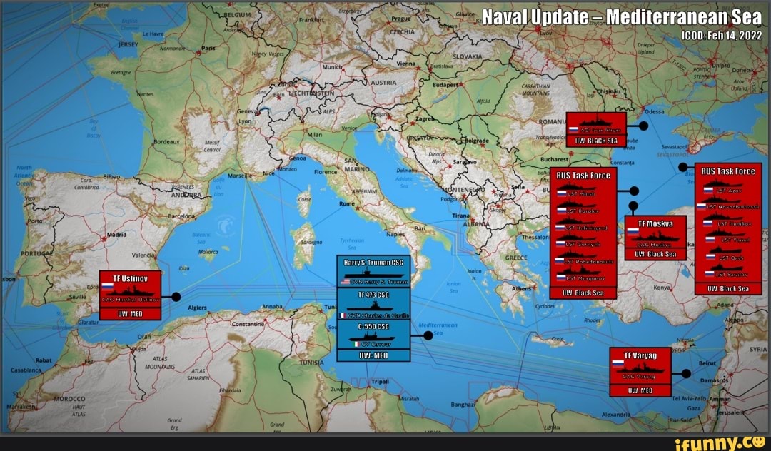 Naval Undate Mediterranean Sea 2022 us Task Force - iFunny