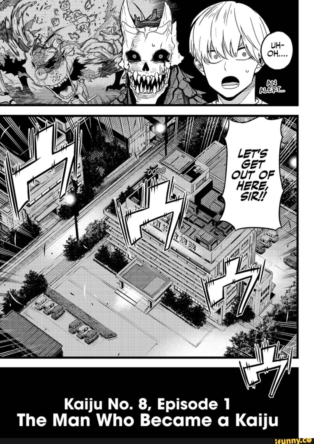 Kaiju No. 8, Episode 1 The Man Who Became a Kaiju - iFunny