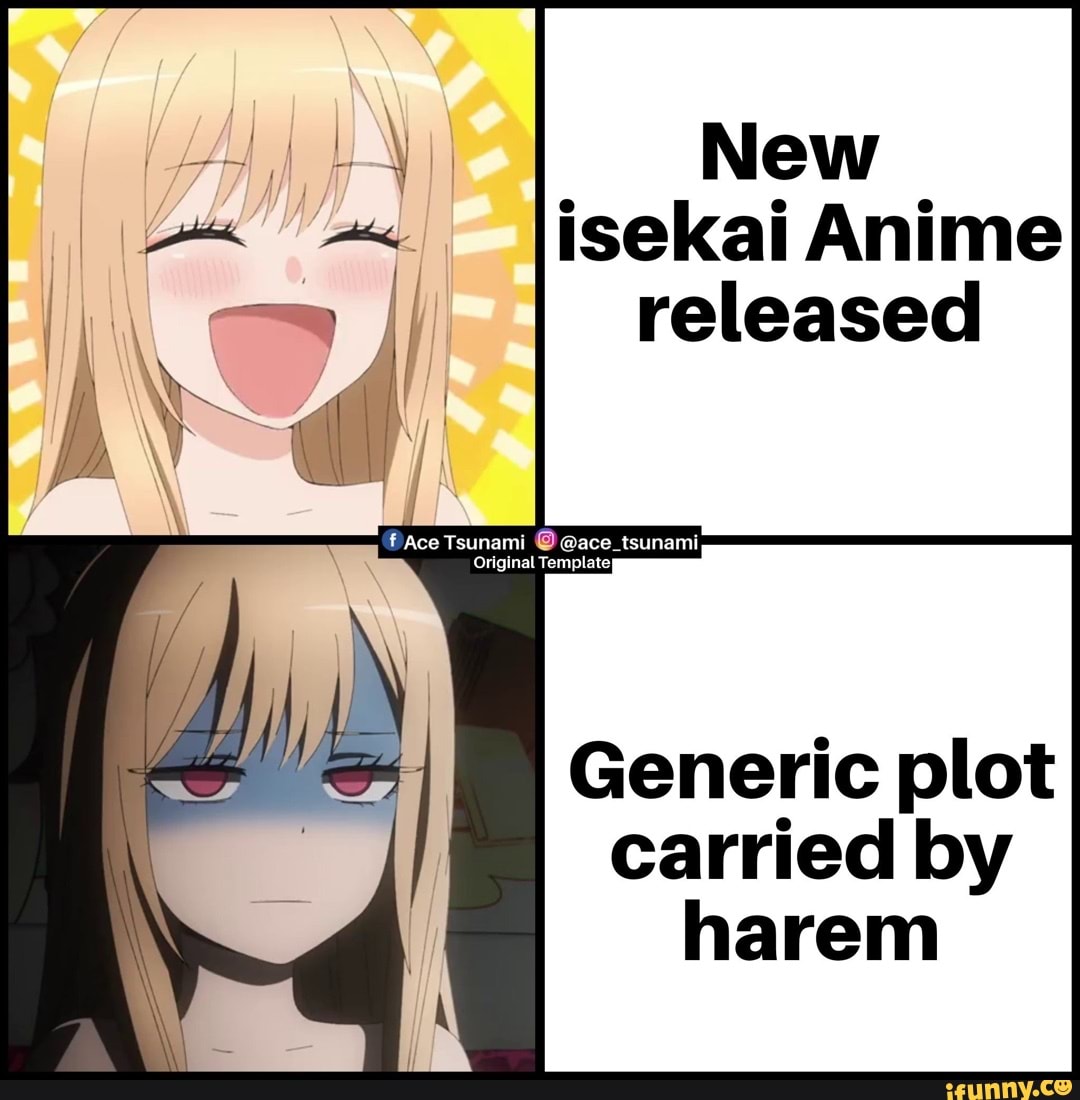 New isekai Anime released Generic plot carried by harem - iFunny