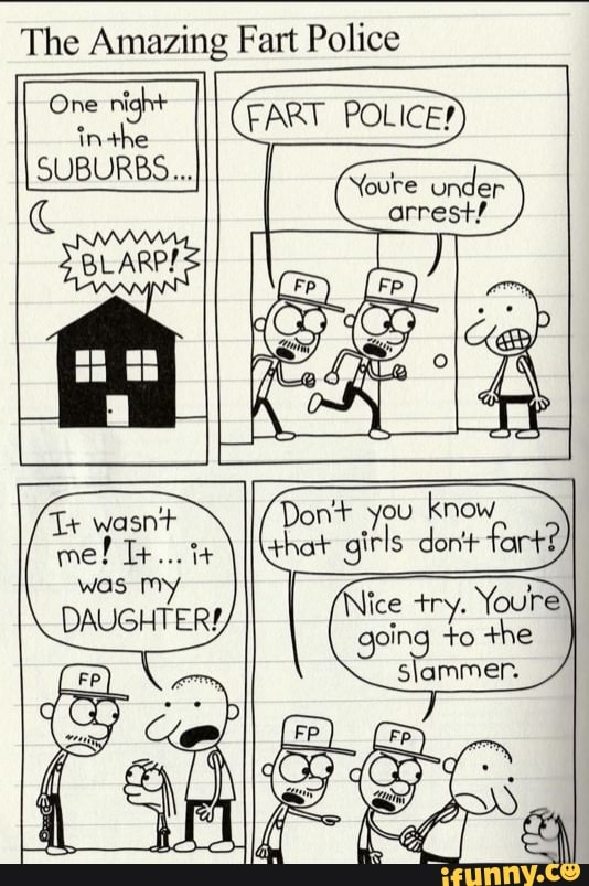 The Amazing Fart Police
One night
SUBURBS...
Nice try. Youll
slammer.