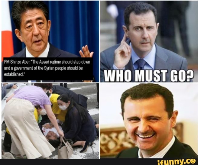 PM Shinzo Abe: *The Assad regime should step down and a government of ...