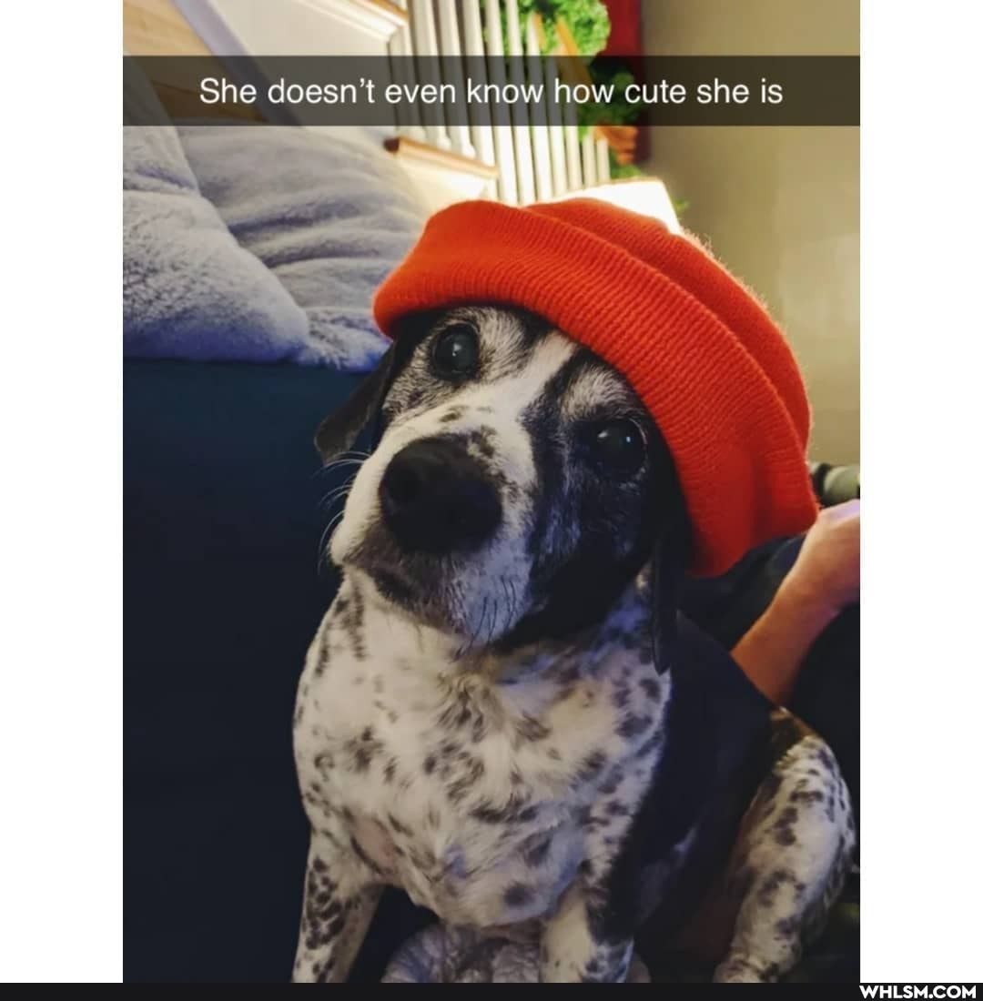 She doesn't even know how cute she is