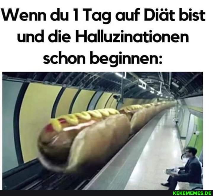 Wenn du 1 Tag auf Diät bist und die Halluzinationen schon beginnen: