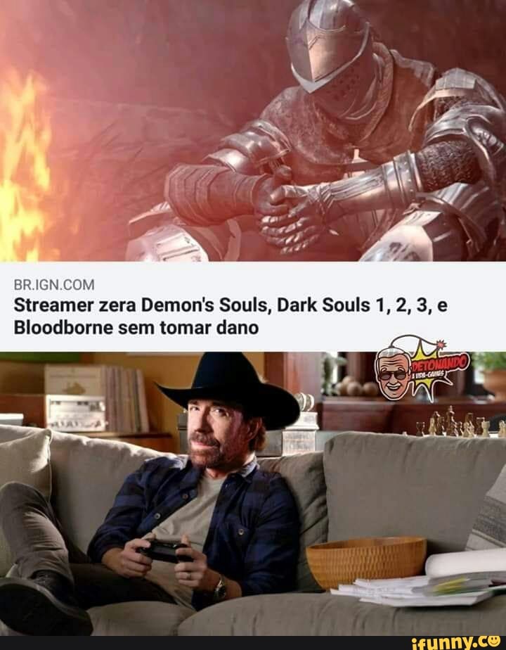 Steamer zera Demon's Souls, Dark Souls 1, 2, 3, @
Bloocheme sam tomar dan