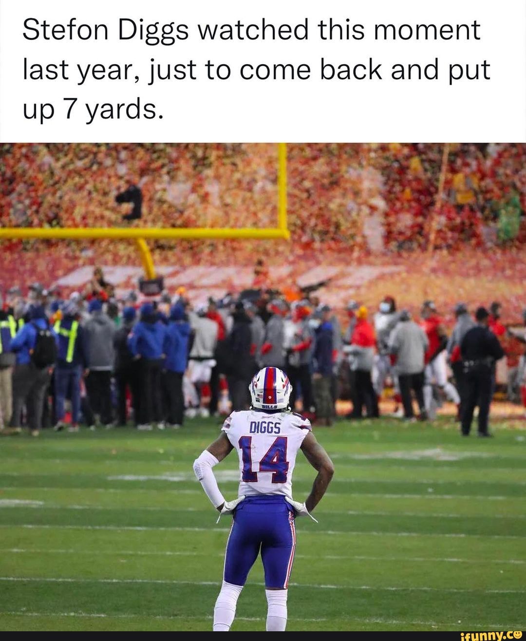 Stefon Diggs watched this moment last year, just to come back and put ...