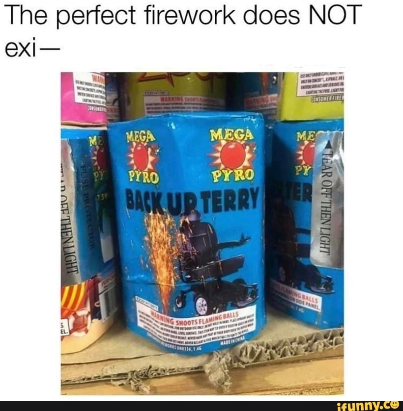 The perfect firework does NOT exi-