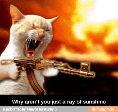 Why aren't you just a ray of sunshine - Why aren't you just a ray of sunshine