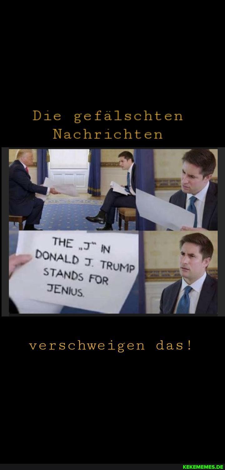 Die gefälschten
Nachrichten
HE
STAND
verschweigen das!