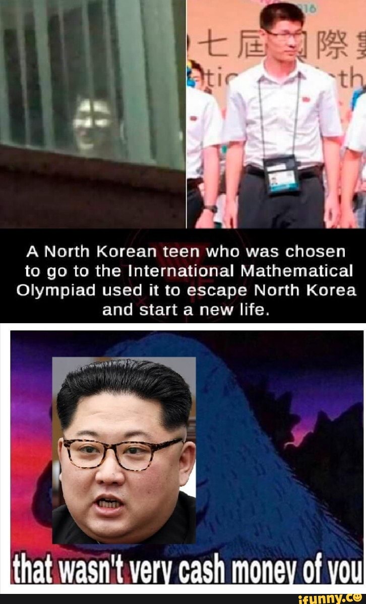 A North Korean teen who was chosen to go to the International ...