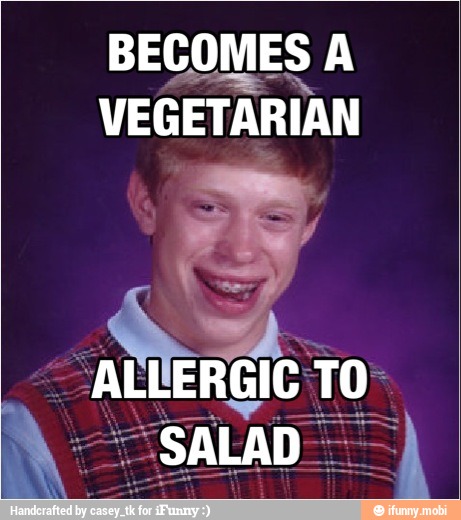 BECOMES A
VEGETARIAN
