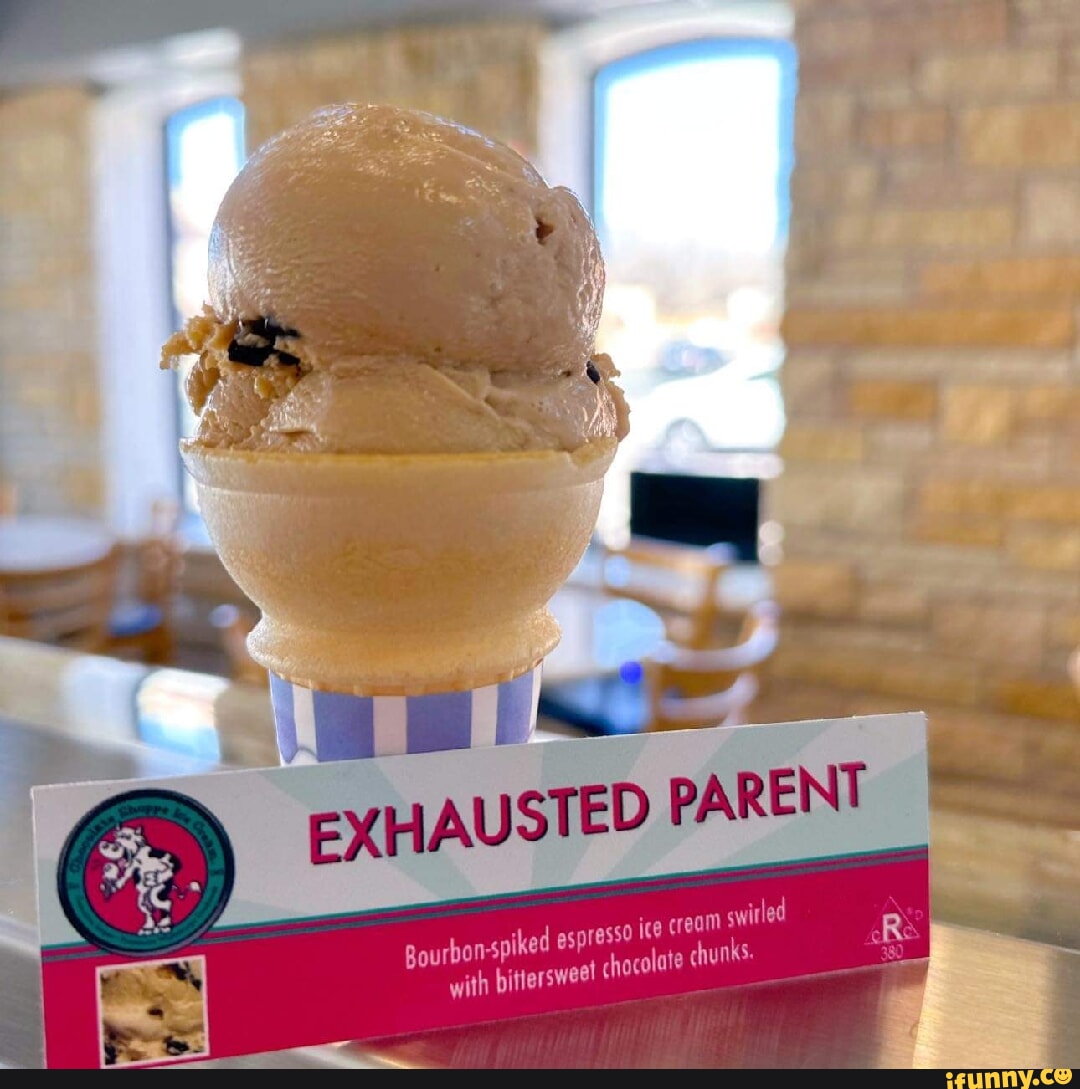 Espresso ice cream switled weet hocolate chunks. Bourbonspike with