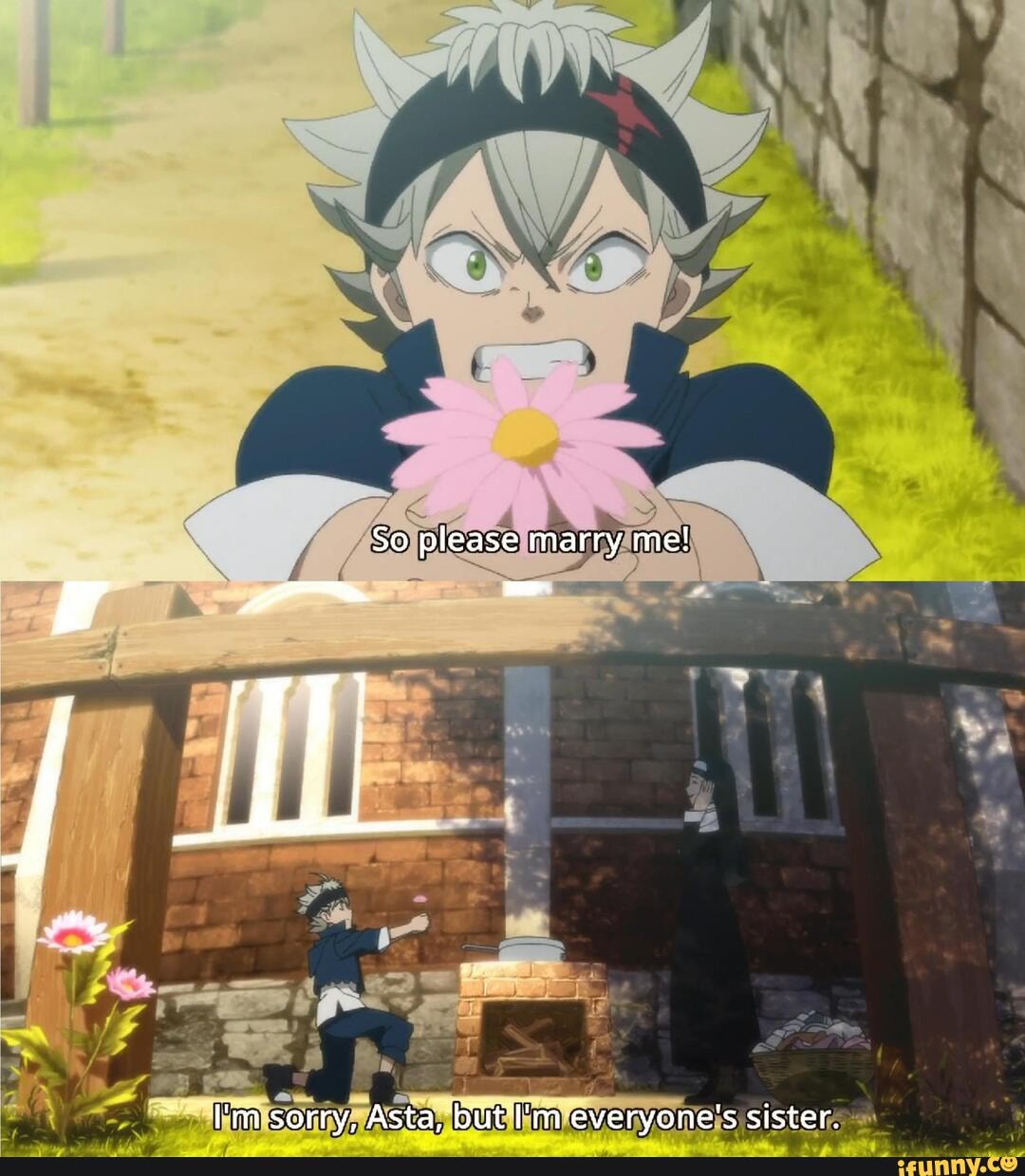 So Please Marry Me Yy R I M Sorry Asta But I M Everyone S Sister