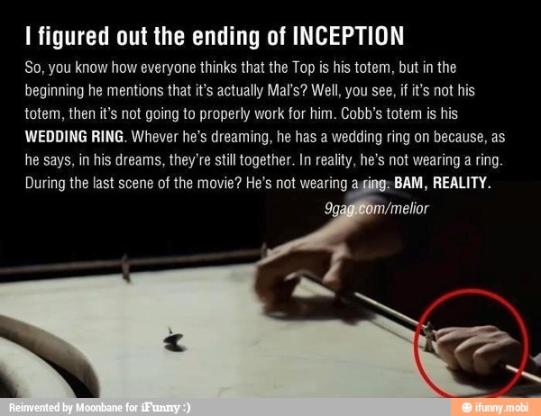 I Figured Out The Ending Of Inception So You Know How Everyone Thinks That The Top