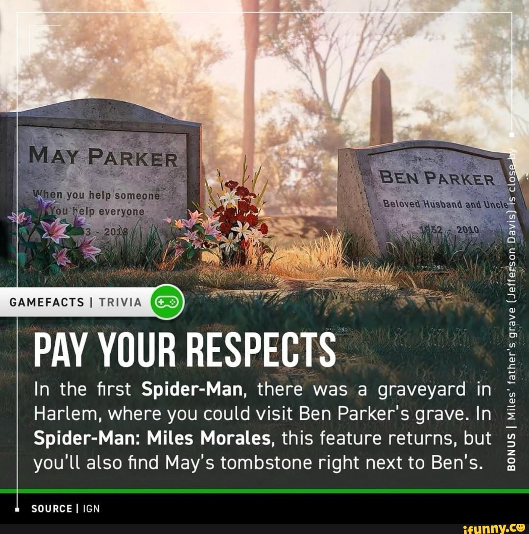 Pay your respects