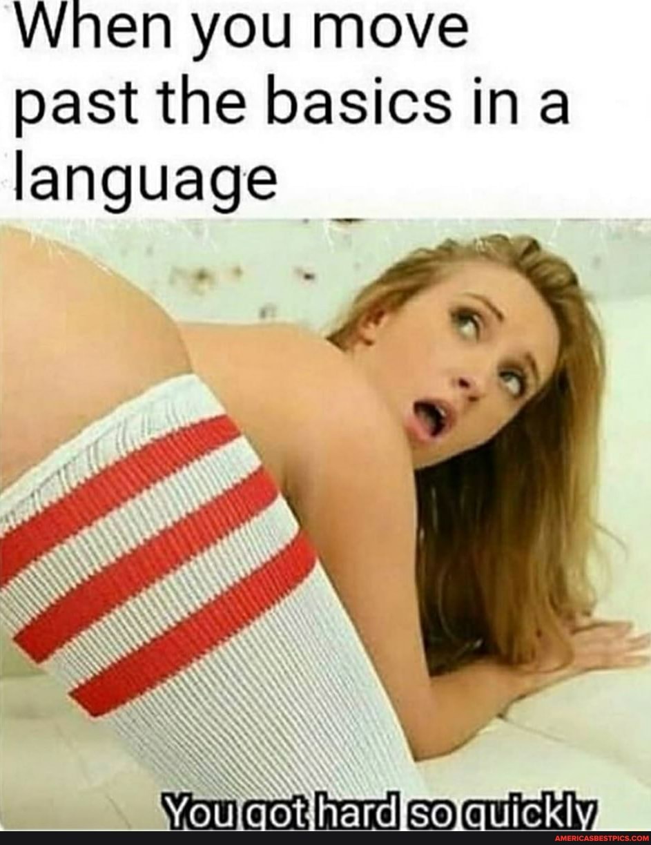 When you move past the basics ina language
hard