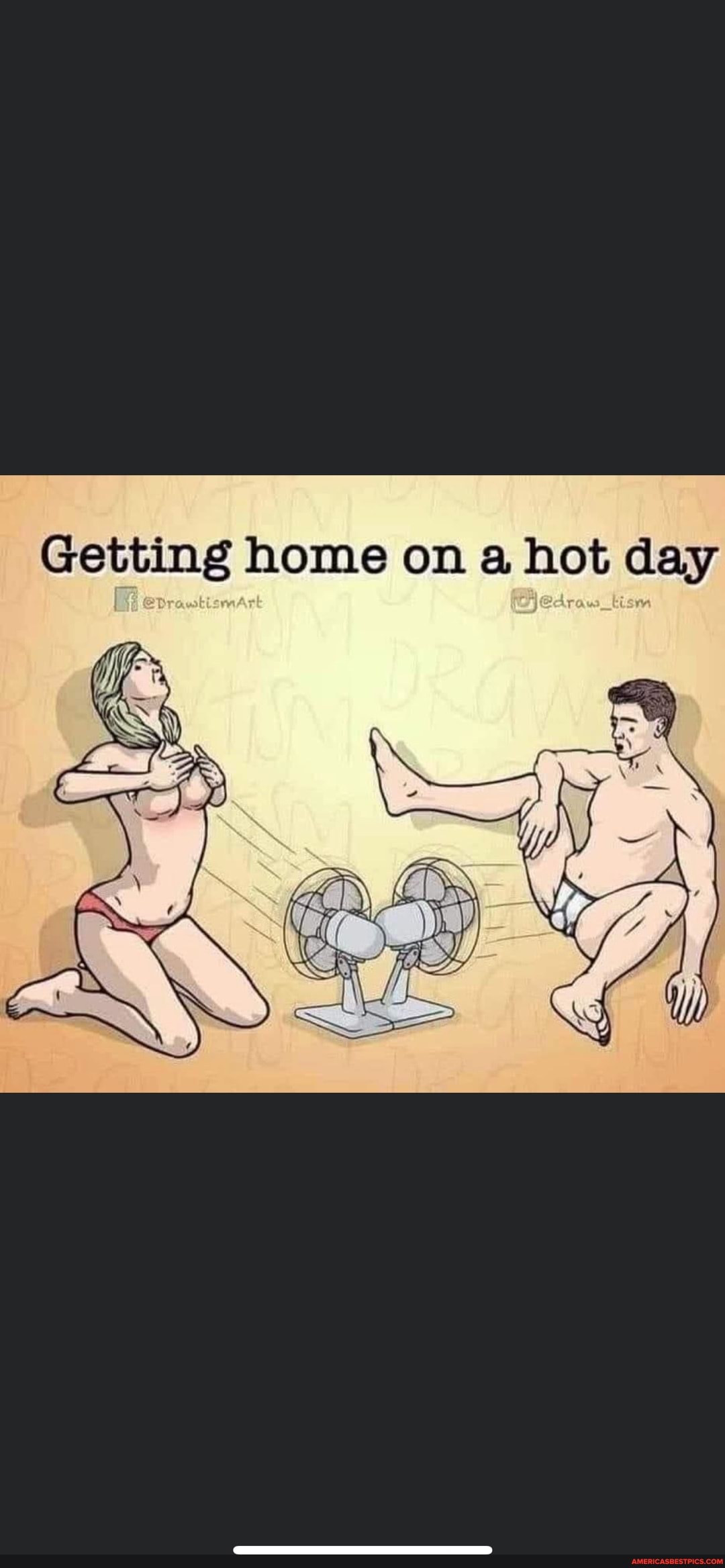 Getting home on a hot day