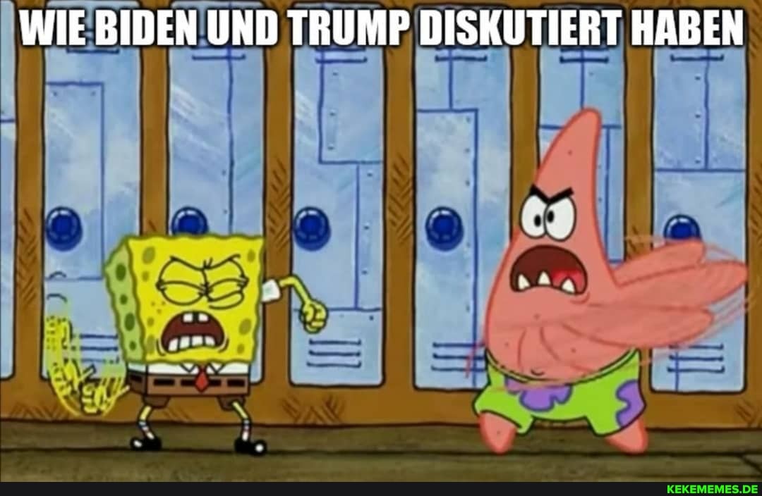 WIE BIDEN UND TRUMP DISKUTIERT HABEN