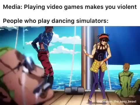Media Playing Video Games Makes You Violent People Who Play Dancing Simulators Ifunny - roblox fortnite dance simulator