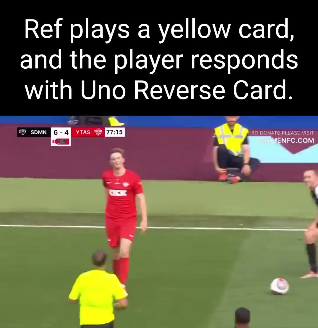 Not the Uno reverse card 😭 (via @Pubity) #Soccer #Futbol #Funny #Uno