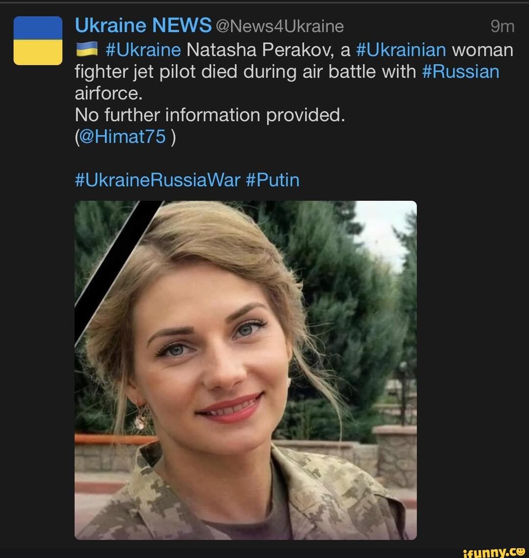 Ukraine NEWS News4 Ukraine om Ukraine Natasha Perakov, a Ukrainian