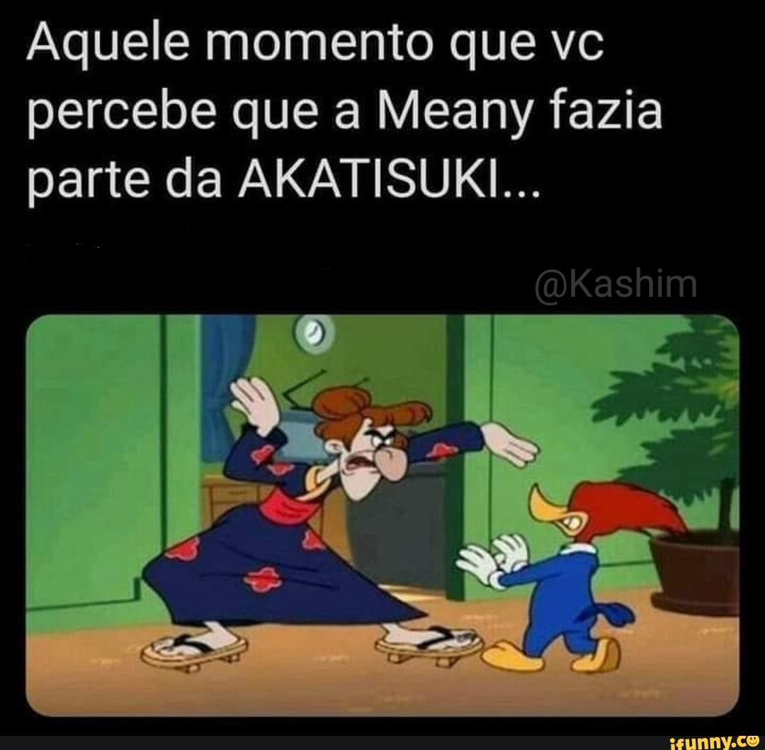 Aquele momento que vc percebe que a Meany fazia parte da AKATISUKI...