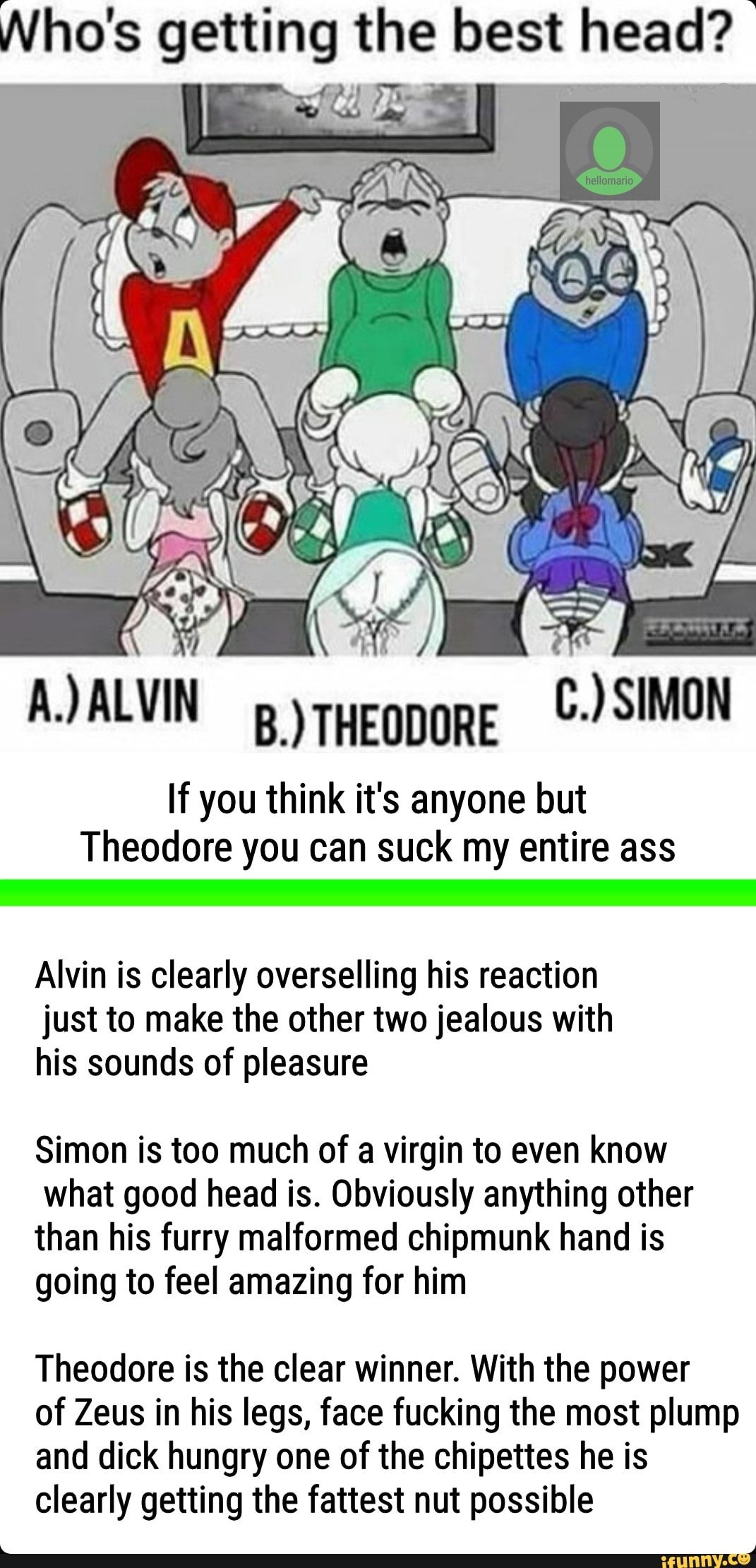 alvin and the chipmunks head meme reddit