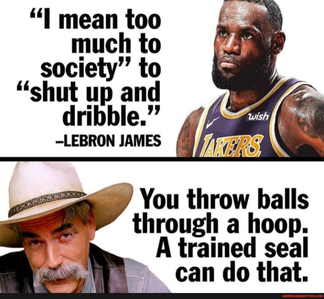 lebron james shut up and dribble