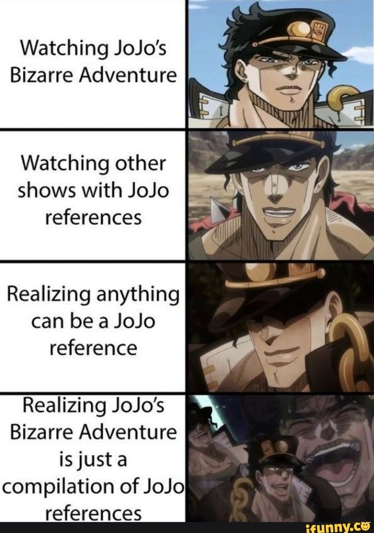 jojo reference by Plate