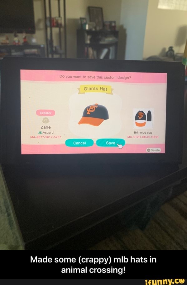 Made some (crappy) mlb hats in
animal crossing! - Made some (crappy) mlb hats in animal crossing!