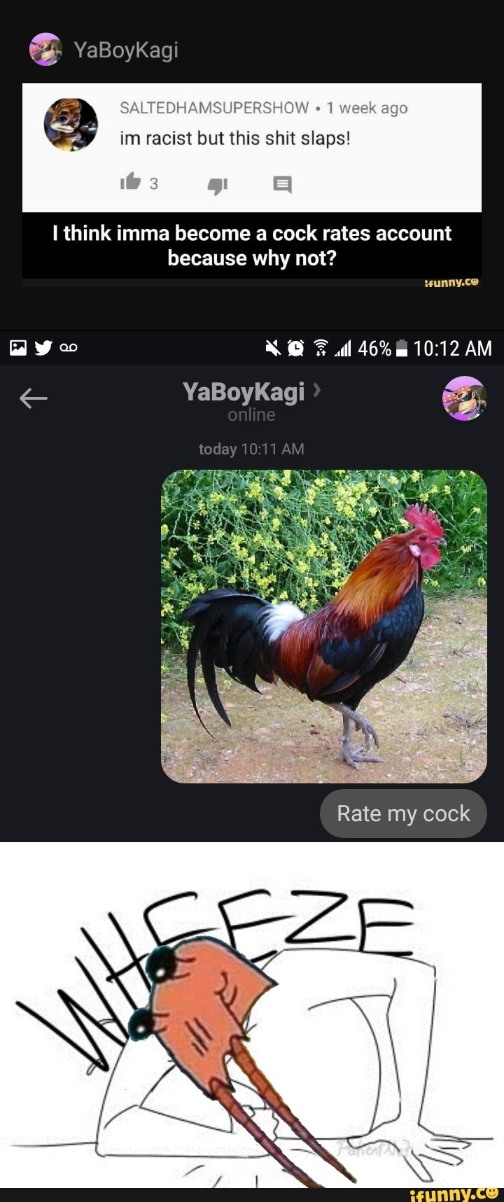 Rate cock Rate My