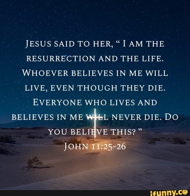 JESUS SAID TO HER, 