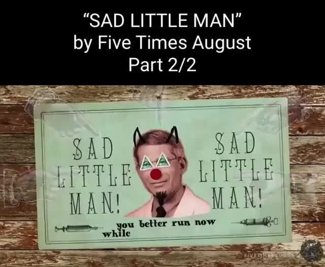 sad strange little man gif