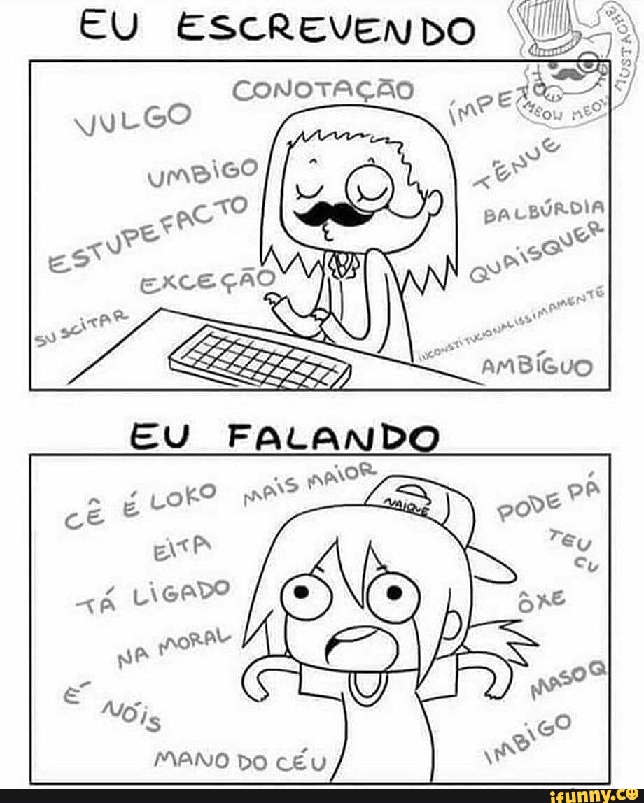 EU ESCREVENDO MANO DO CÉU