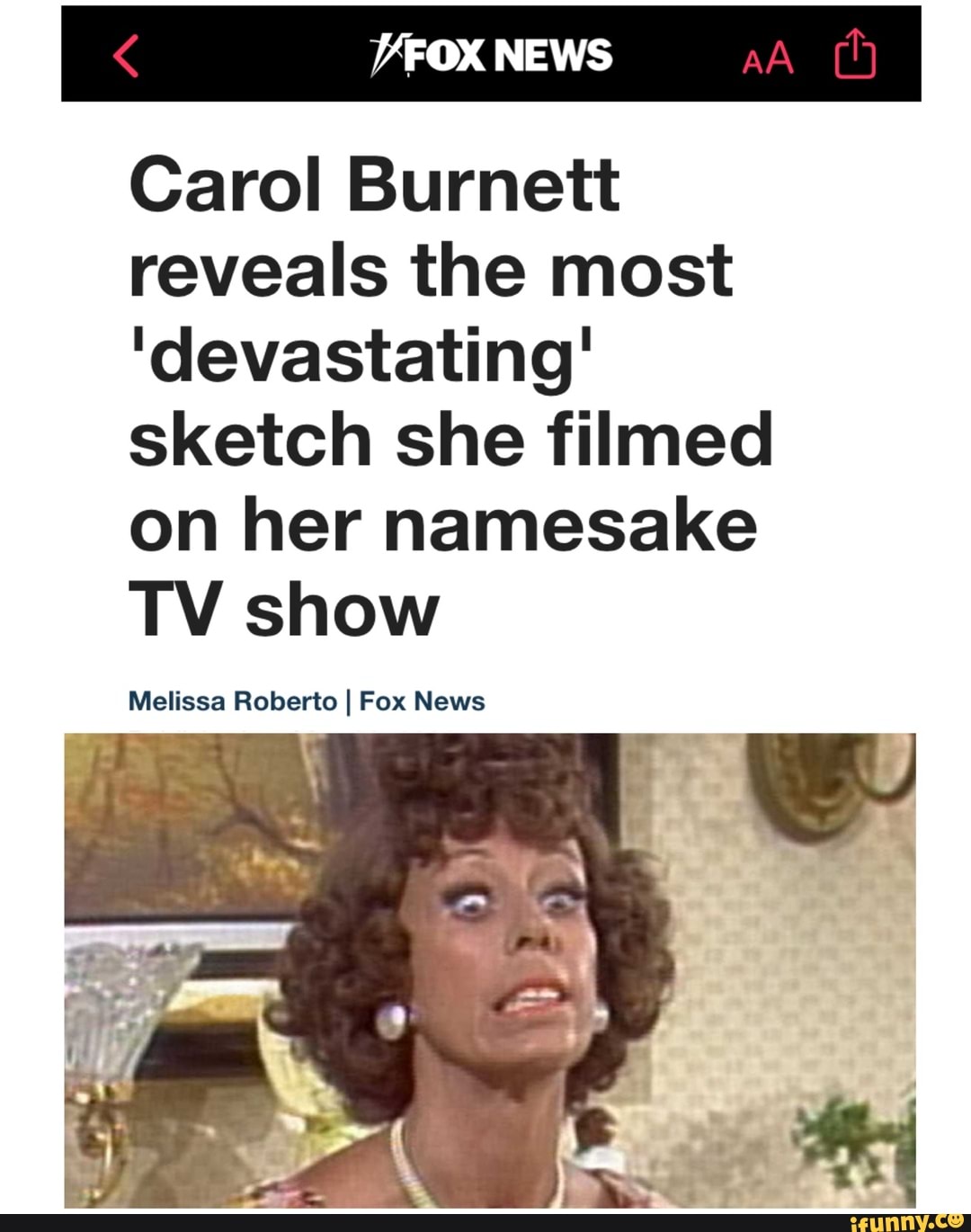 Carol Burnett Reveals The Most 'devastating' Sketch She Filmed On Her ...