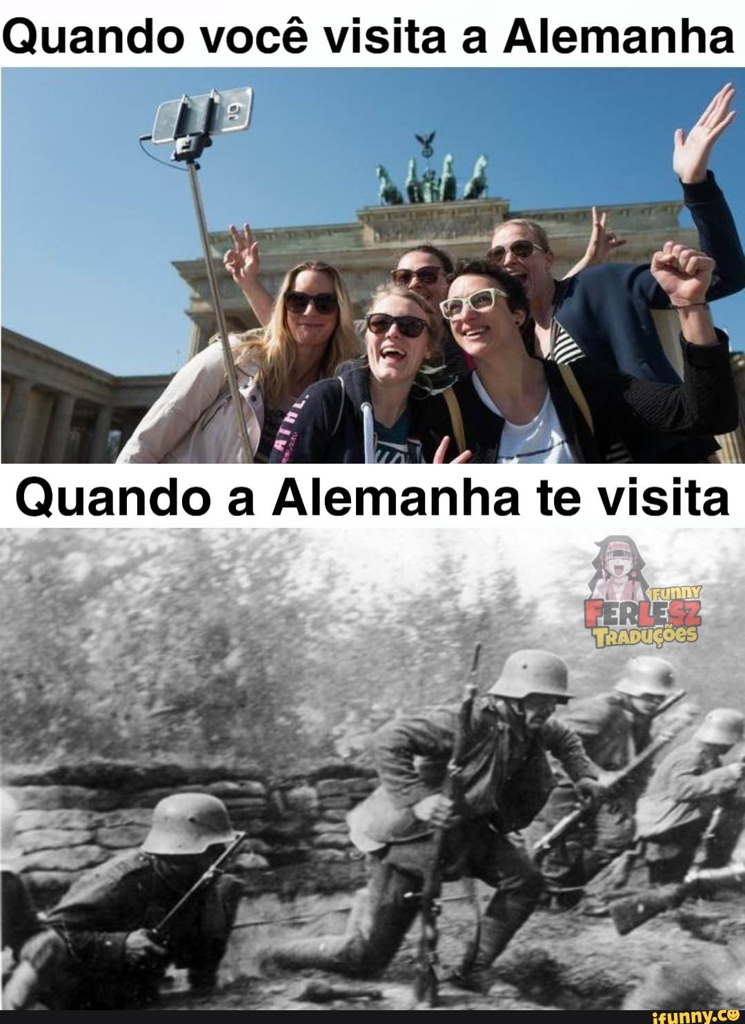 Quando você visita a Alemanha
Quando a Al