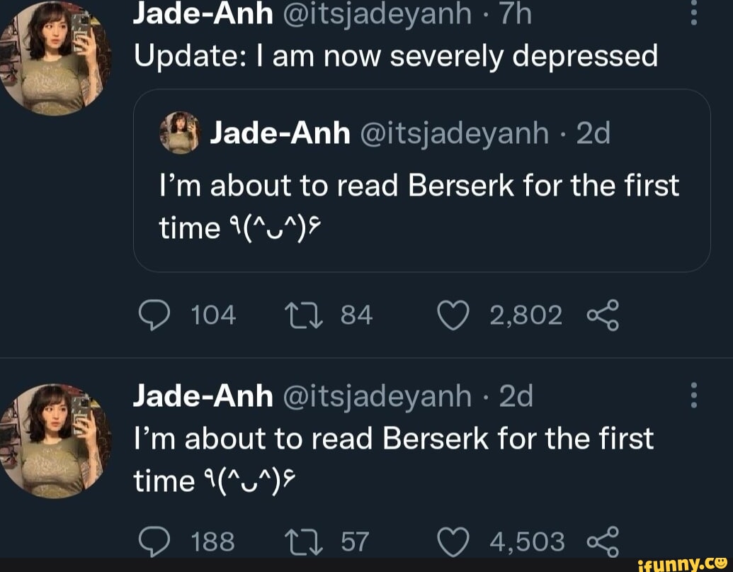 JadeAnh itsjadeyanh Update I am now severely depressed JadeAnh(02)