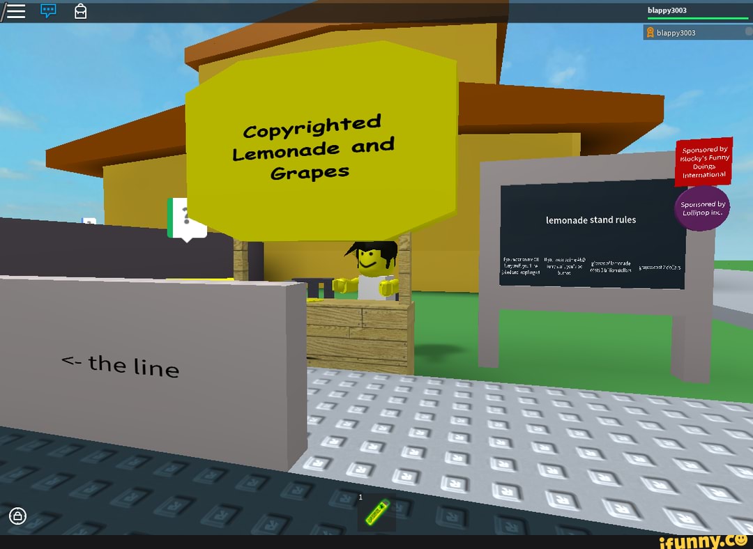 Blappy3003 Lemonade and Grapes lemonade stand rules