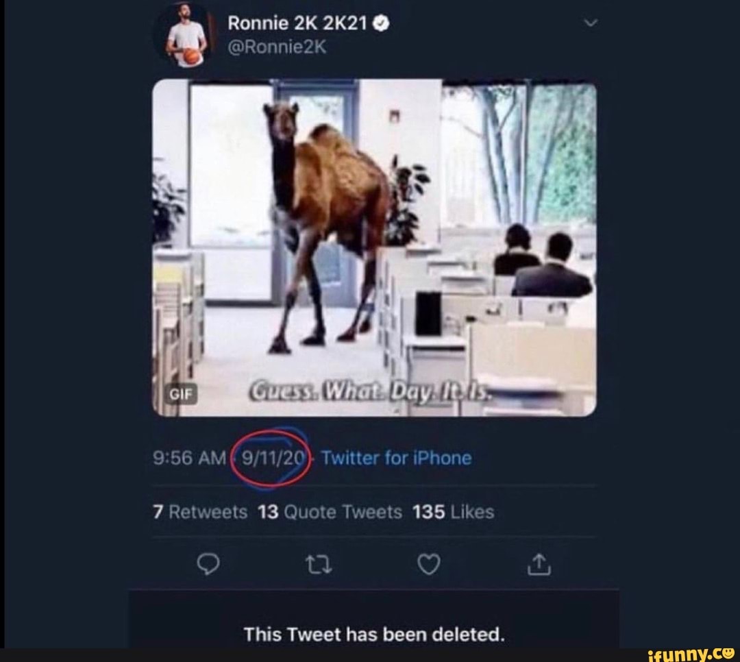 Ronnie 2K21@
@Ronnie2K
GIF
AM Twitter for iPhone
This Tweet has been deleted.