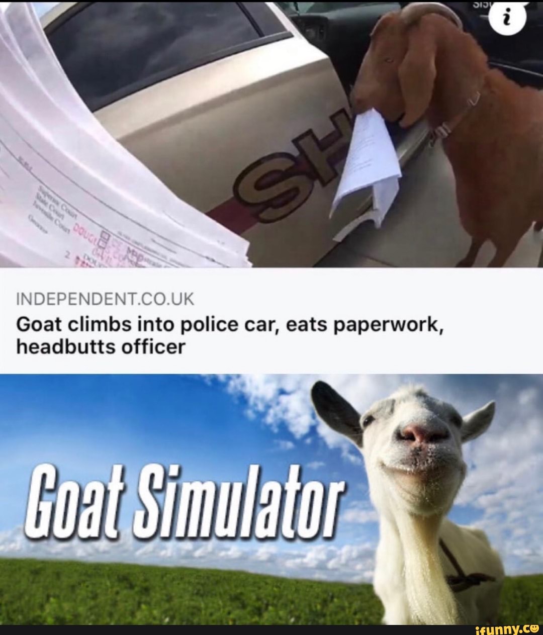 Goatsimulator Memes Best Collection Of Funny Goatsimulator Pictures On Ifunny 