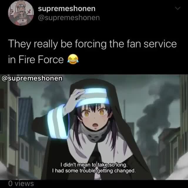 Eu ODEIO Fire Force e seu FANSERVICE (Polêmica do ecchi novamente