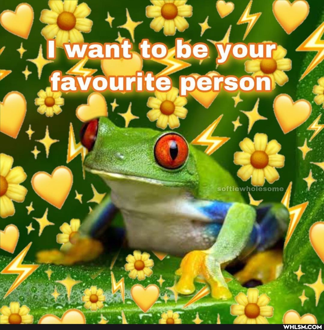 want to be your
favourite. person