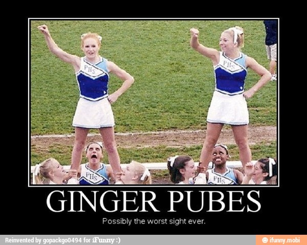 Do gingers have red pubes