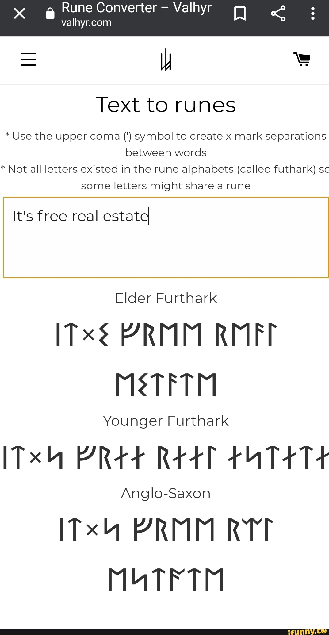 X Rune Converter Valhyr Text To Runes Use The Upper Coma Symbol To Create X Mark Separations Between Words Not All Letters Existed In The Rune Alphabets Called Futhark