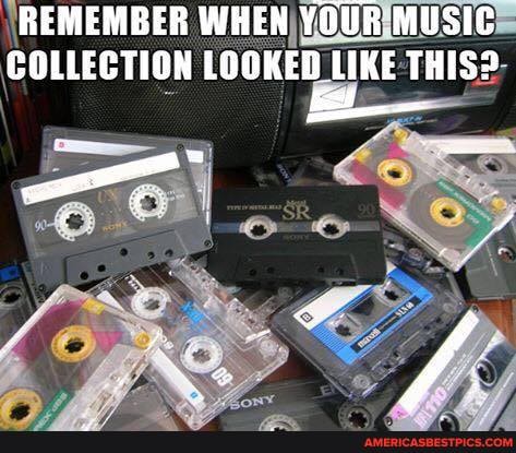 REMEMBER WHEN YOUR MUSIC COLLECTION LOOKED LIKE THIS?
