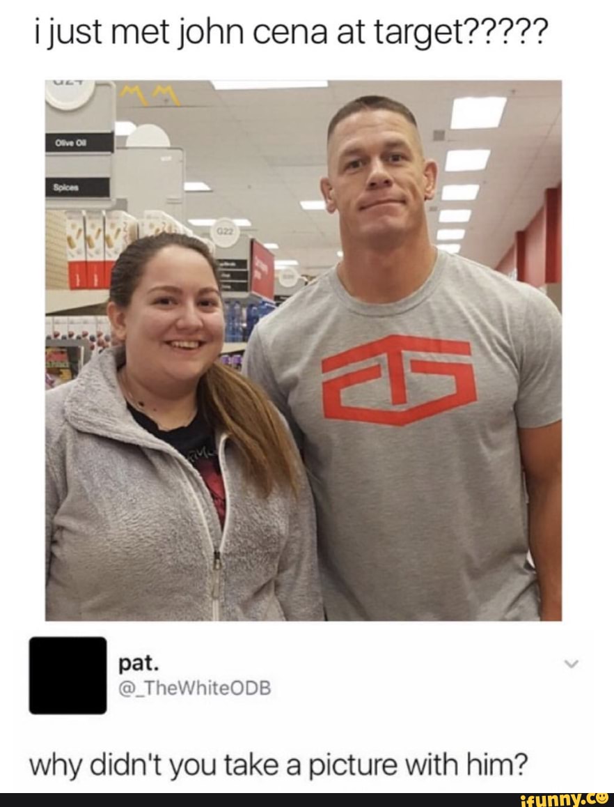 why didn't you take a picture with him?