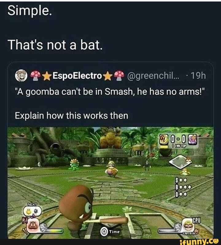 Simple. That's not a bat. 